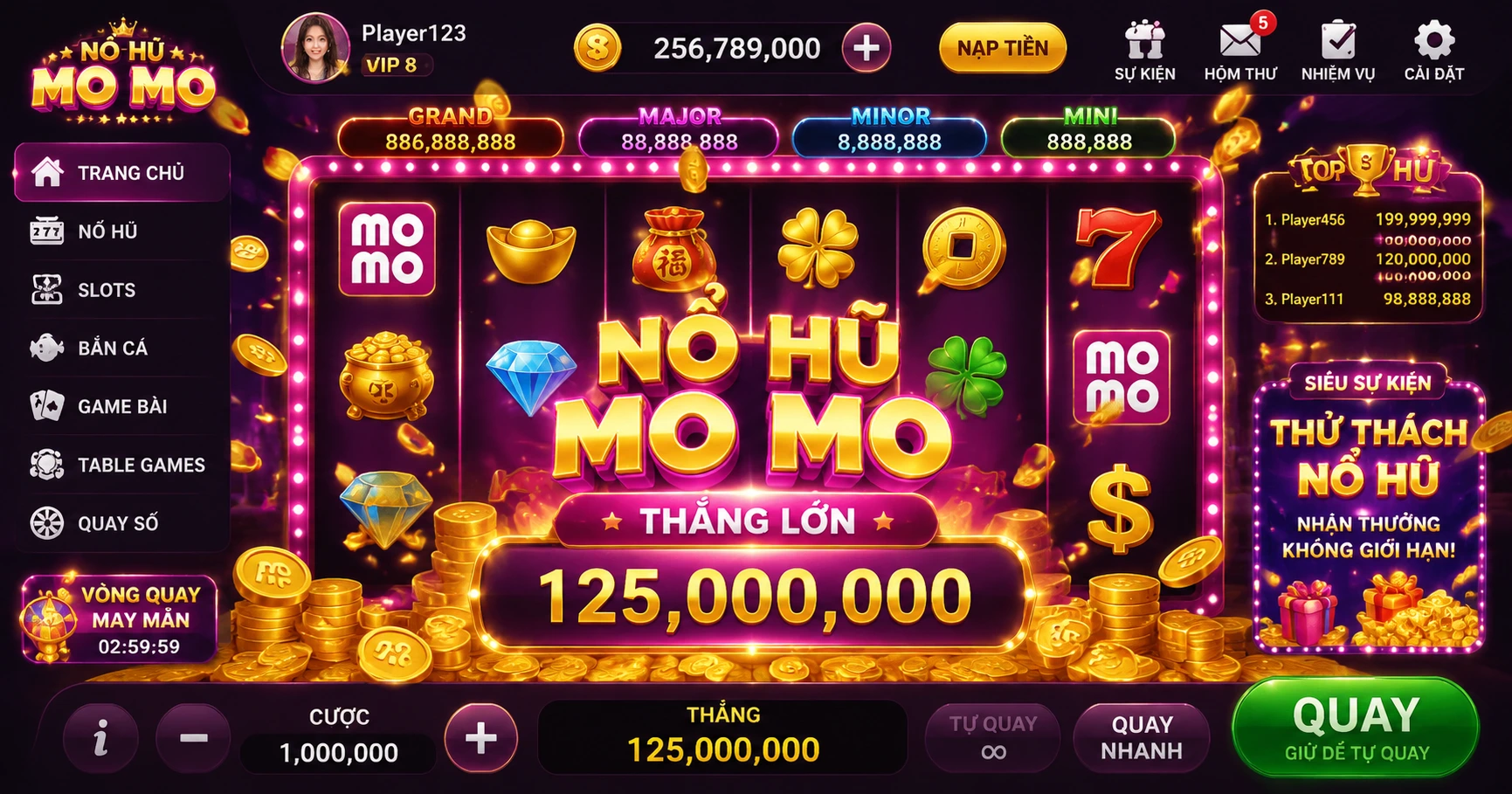 Khám Phá nổ hũ mo mo: Trận Chiến Đánh Bại Thử Thách Trong Thế Giới Casino Trực Tuyến - image 3